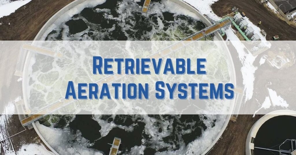 Retrievable Aeration system with swirling water