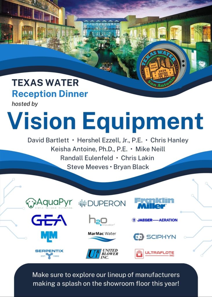 Vision Equipment - TX Water 2026 - Featured Manufacturers