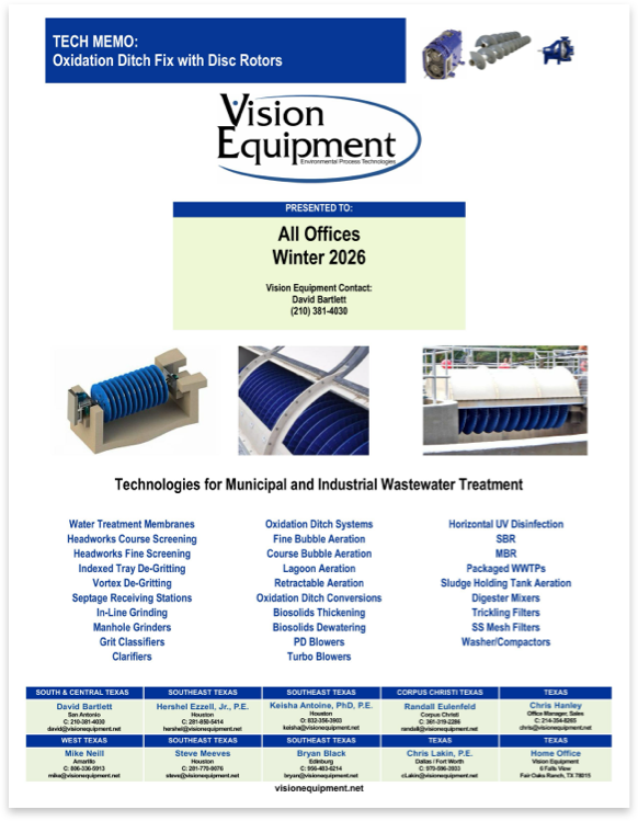 TECH MEMO - Oxidation Ditch Fix - Disk Rotors - Envirodyne - 2026 (page1)