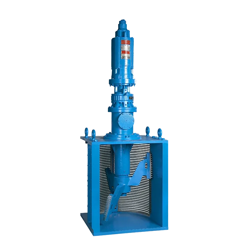 Franklin Miller DIMMINUTOR open-channel grinder with stationary sizing screen and top-mounted drive